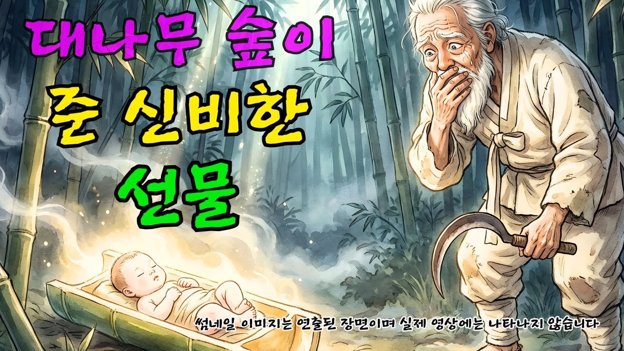 황금빛 대나무 속에서 태어난 신비한 아이와 노부부의 기적 같은 이야기 ㅣ옛날이야기 ㅣ민담 ㅣ오디오북ㅣ전설ㅣ설화 ㅣ야담