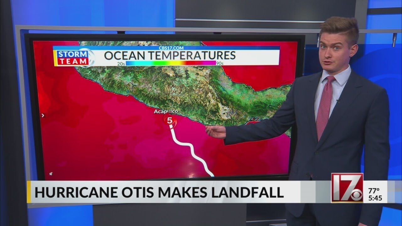 Hurricane Otis makes landfall