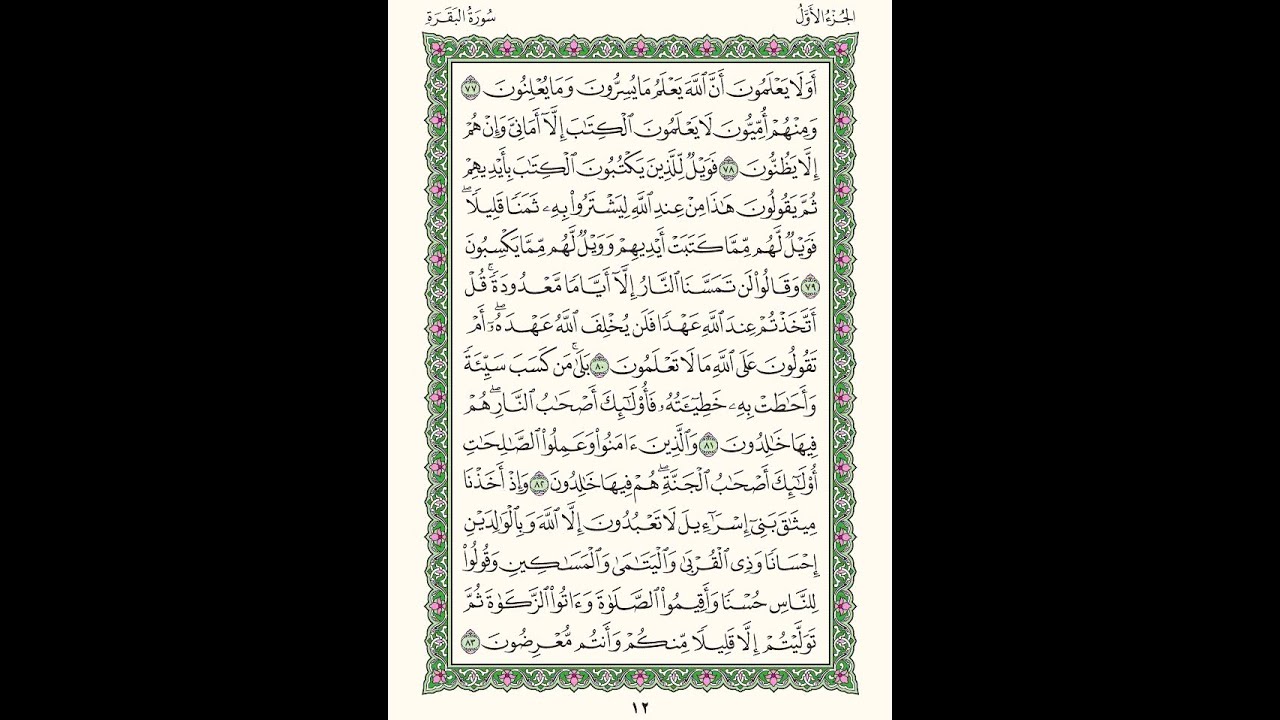 مكرر، سورة البقرة صفحة 12 - بصوت المقرئ هيثم الدخين