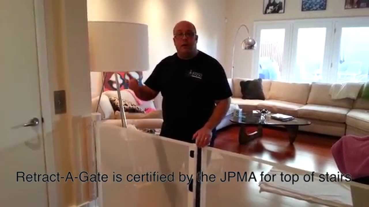 Use two Retract-A-Gates to close off wide areas