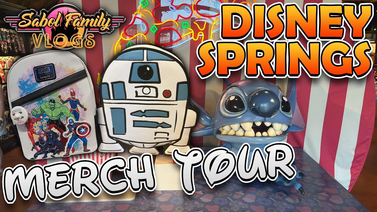 DISNEY SPRINGS NEW MERCH TOUR March 2024 | Walt Disney World Shopping ~ SOOO Many Stores & Merch!