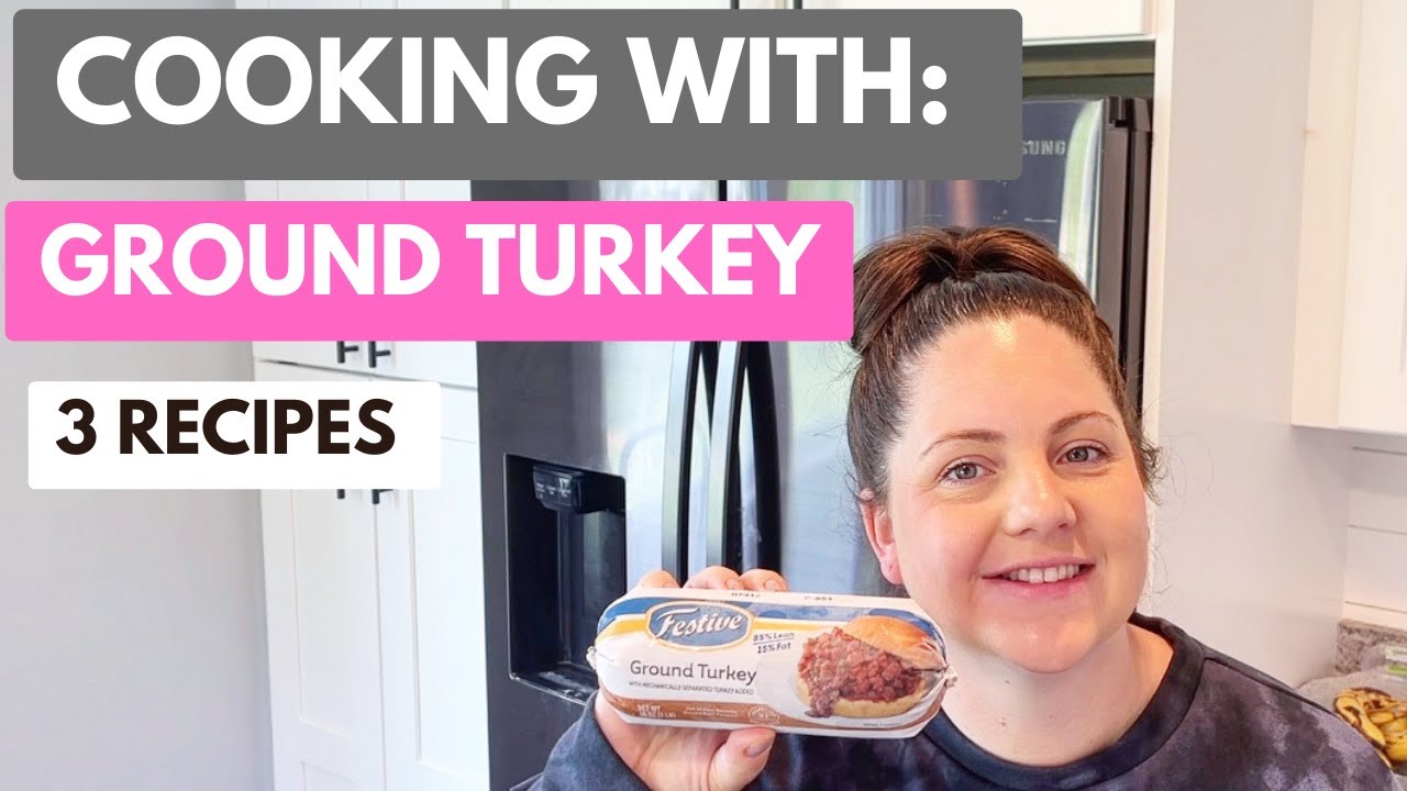 SAVE HUGE using $2.20 Ground Turkey! | Recipes for Ground Turkey