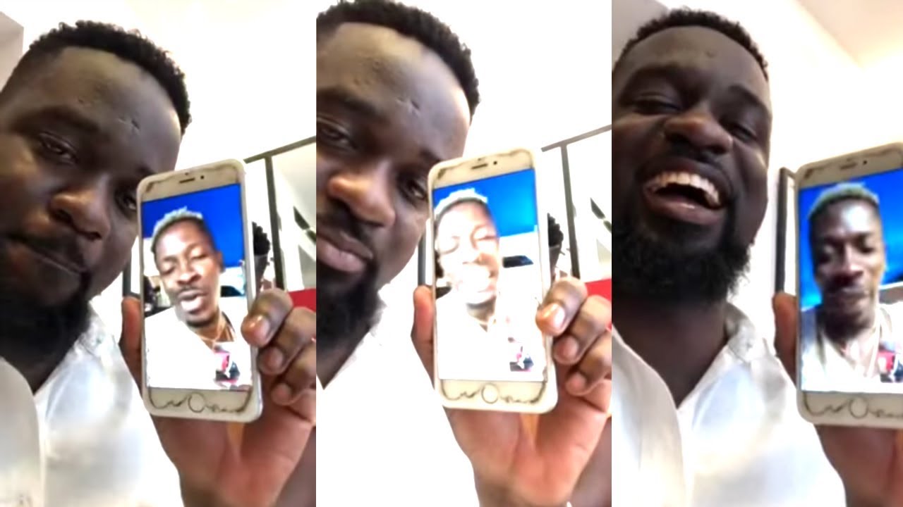 Wow...SARKODIE & SHATTA WALE crush In Facebook Live Video🤣