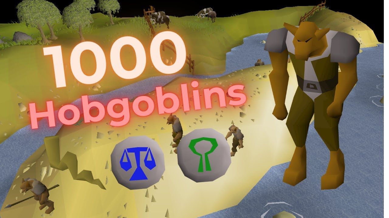 Loot from 1000 Hobgoblins - 2004scape/lostcity