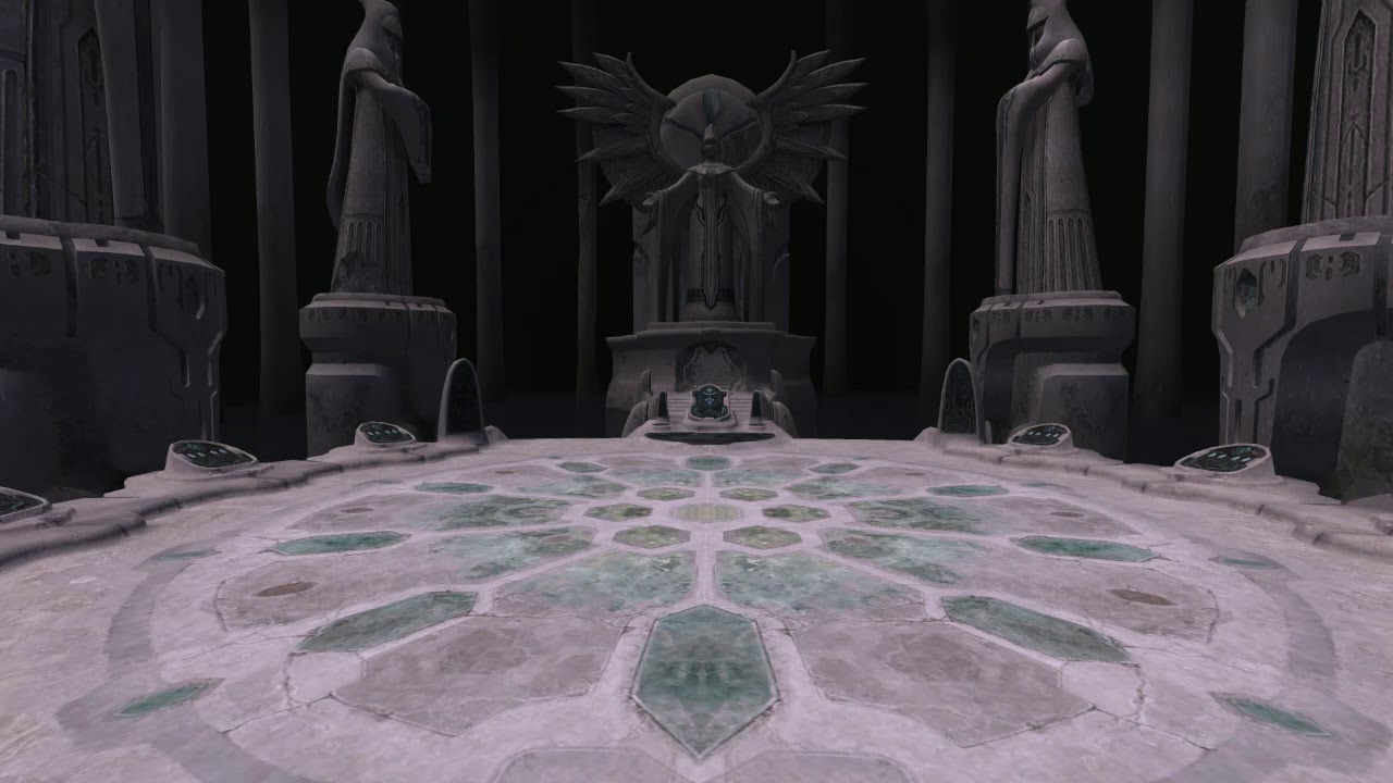 Final Fantasy XI -ASMR-SleepAid- NapTime In Hall of the Gods - Ambient Sounds & Music