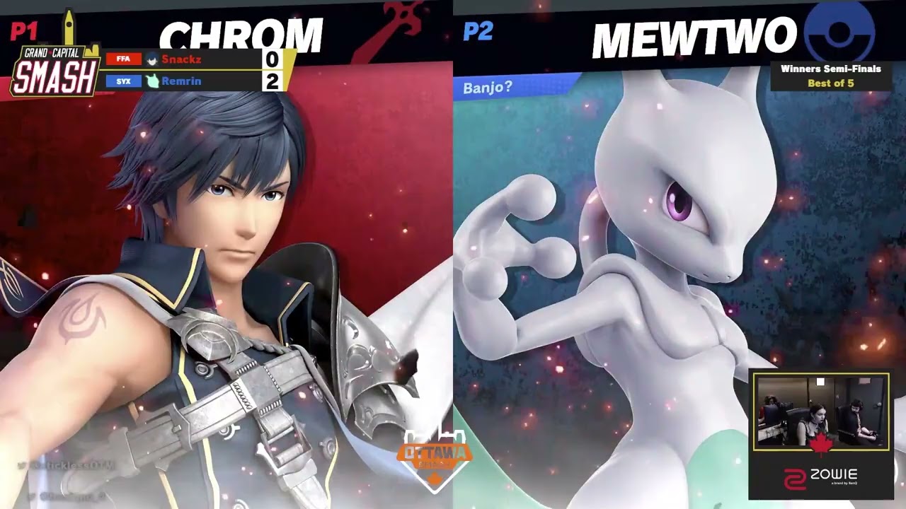 GCS #22 || Snackz (Chrom) vs Remrin (Mewtwo) Winners Semi-Finals