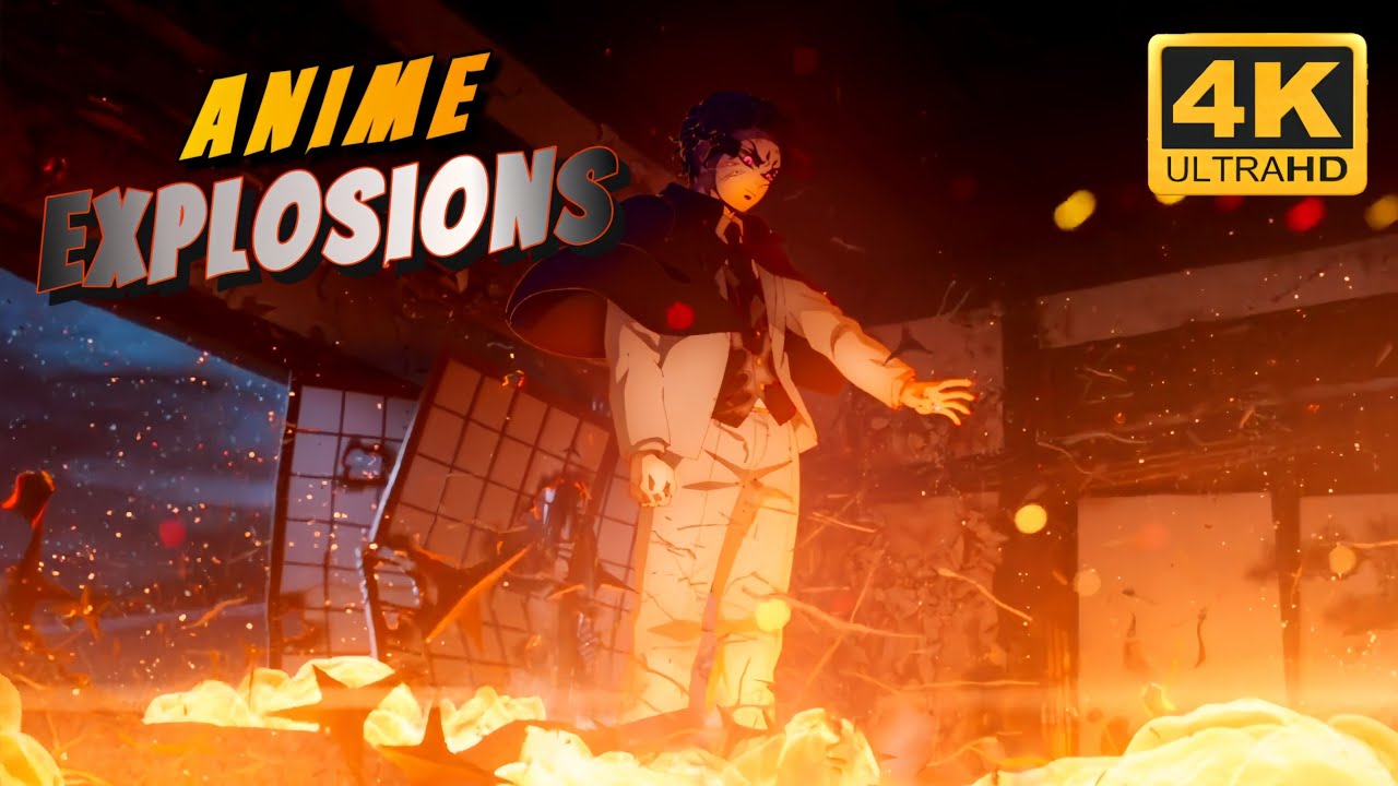 Top 5 Anime Explosions Sound Redesign🎧 | Best of the Best Anime Explosion sound effect