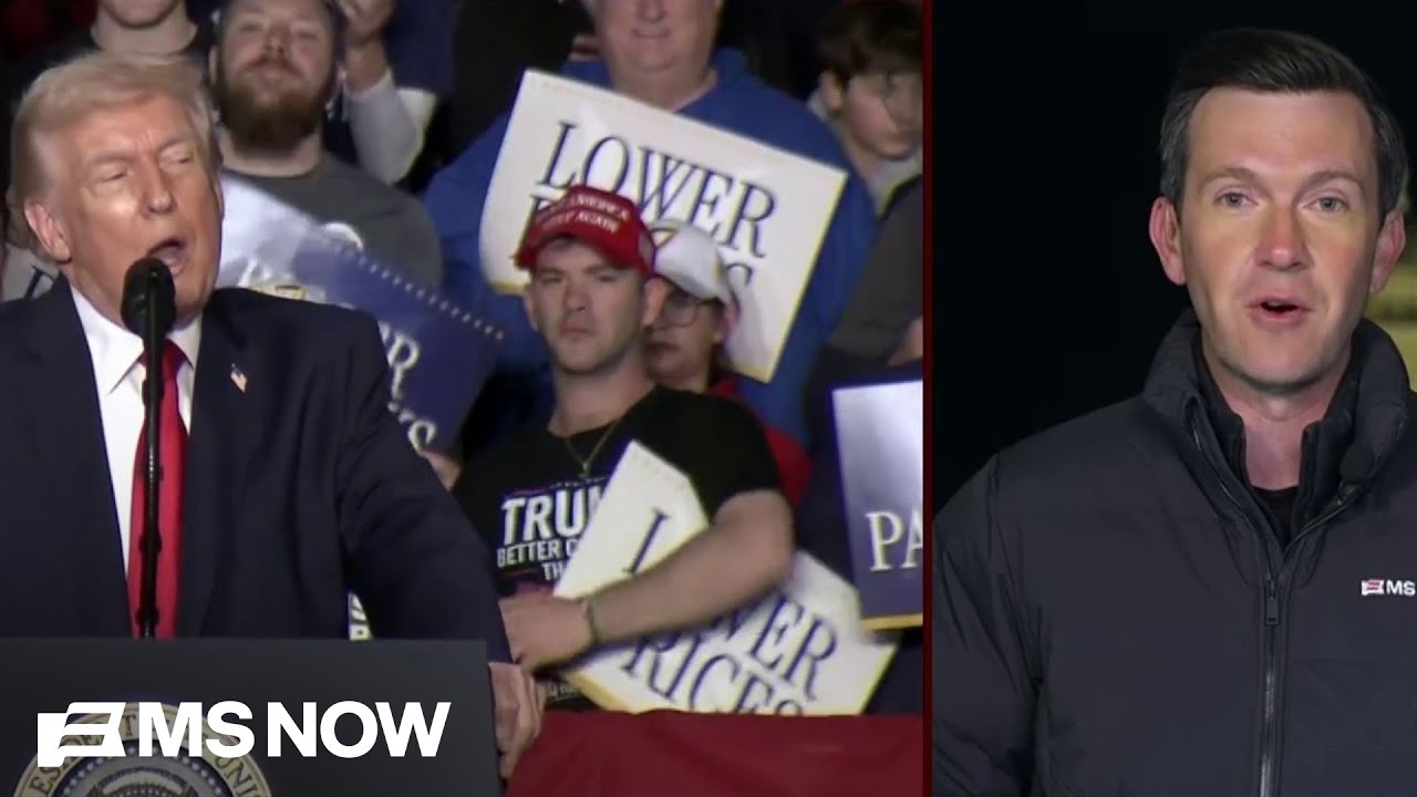 There was no mention of Renee Good or Alex Pretti: Vaughn Hillyard on Trump's Iowa speech