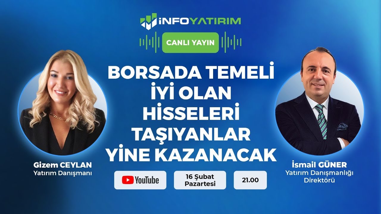 #CANLI Borsada Temel Kurum Taşıyan Yine Kazanacak | İsmail Güner Yorumluyor | İnfo Yatırım