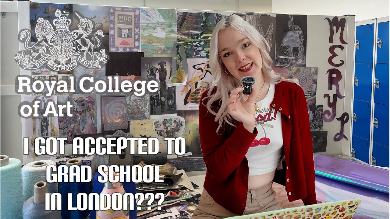 My ACCEPTED Royal College of Art Portfolio! Textiles Masters Degree in London