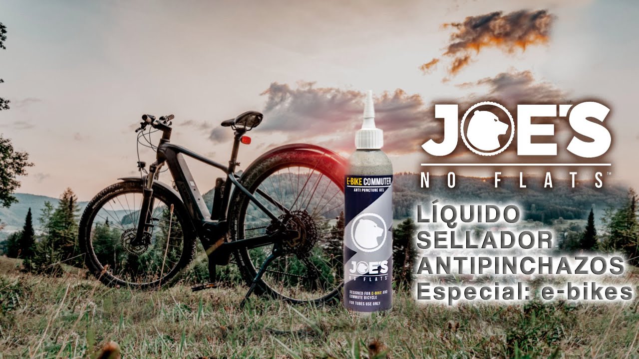 Líquido sellador antipinchazos para e-bikes de Joe´s