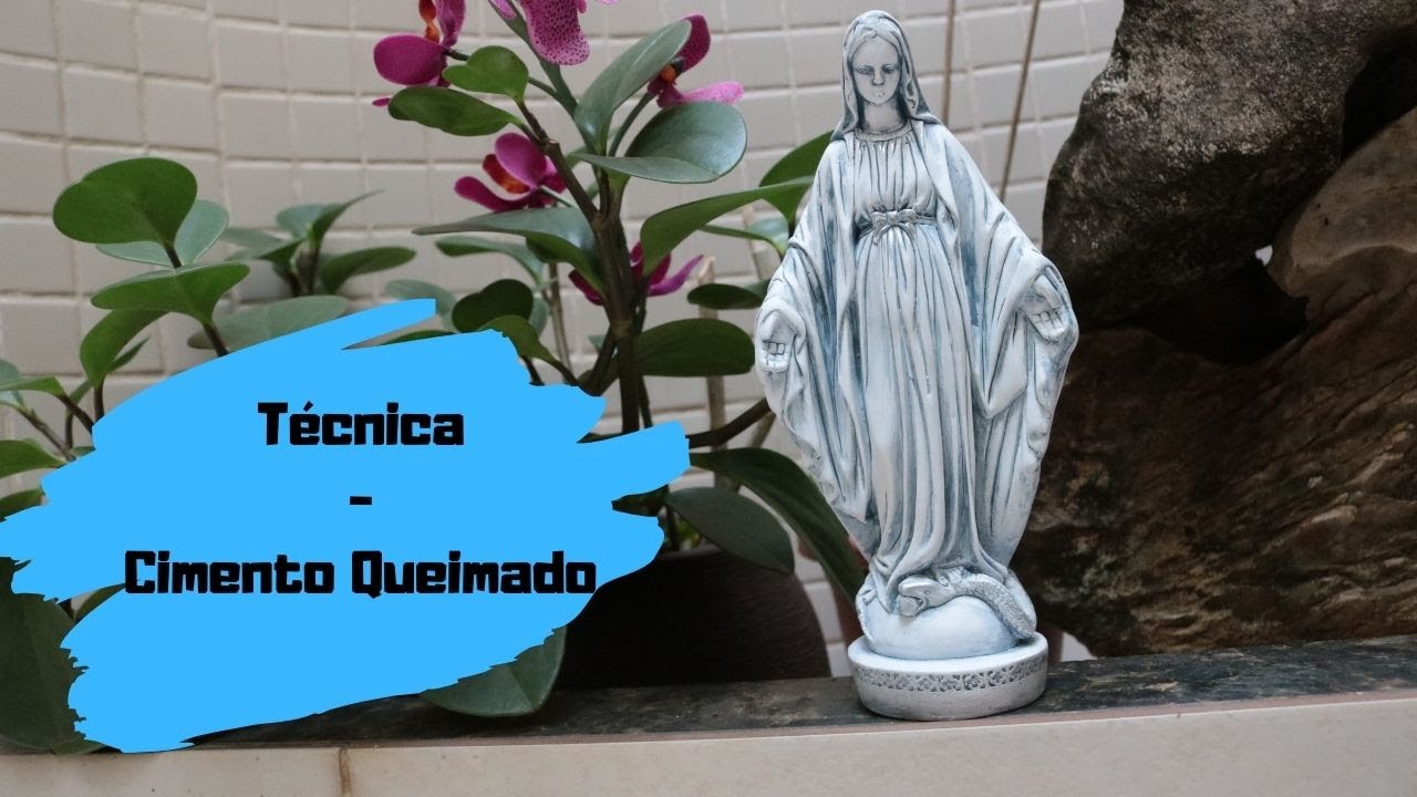 PINTURA EM GESSO - CIMENTO QUEIMADO