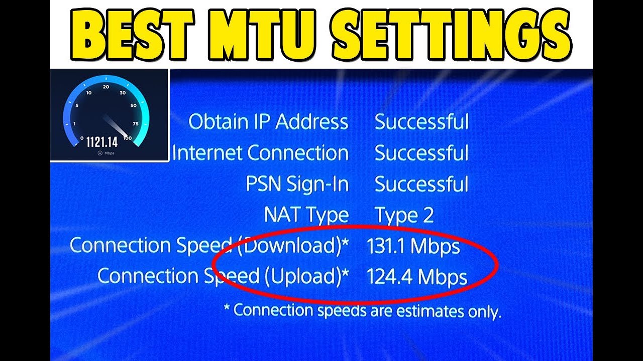 📢 BOOST INTERNET SPEED BY 200% | Best MTU Settings For PS4 (Explained)