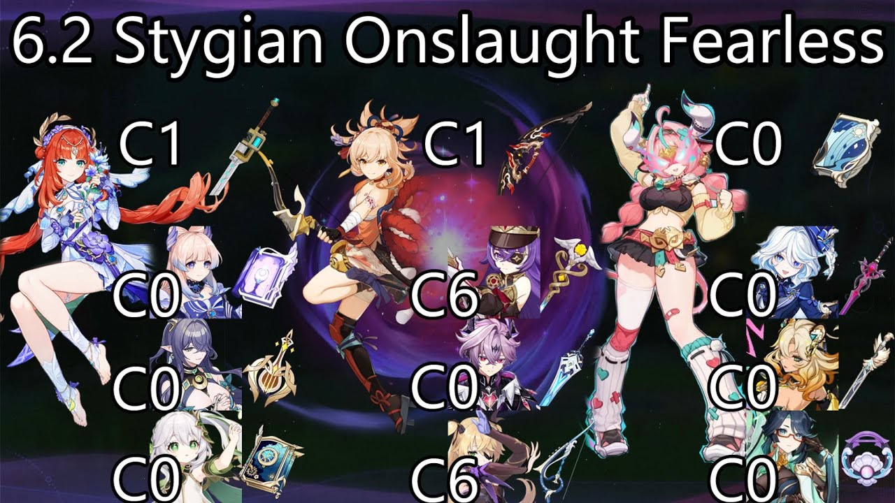 Genshin Impact 6.2. Stygian Onslaught - Fearless | Nilou / Yoimiya / Varesa
