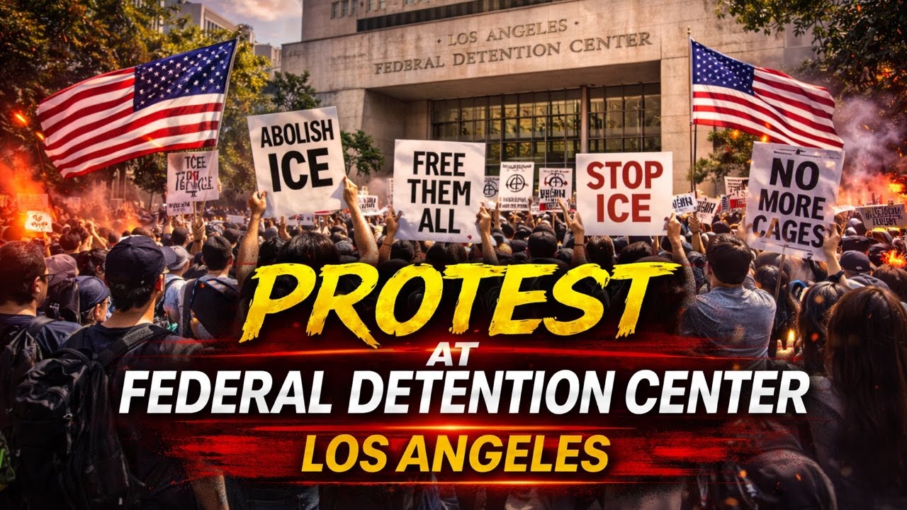 🔴 LIVE: ICE Protest at Federal Detention Center Los Angeles
