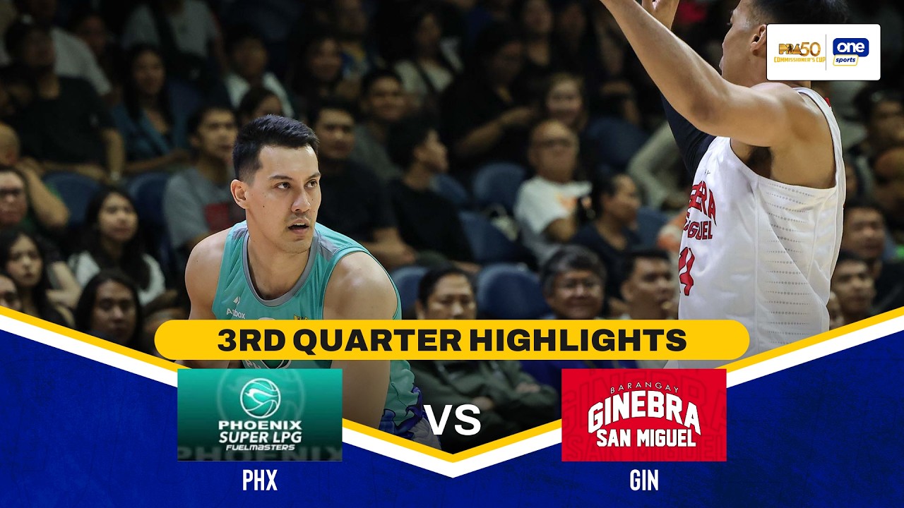 PHOENIX vs BRGY. GINEBRA | 3RD QUARTER HIGHLIGHTS | PBA SEASON 50 COMMISSIONER&rsquo;S CUP