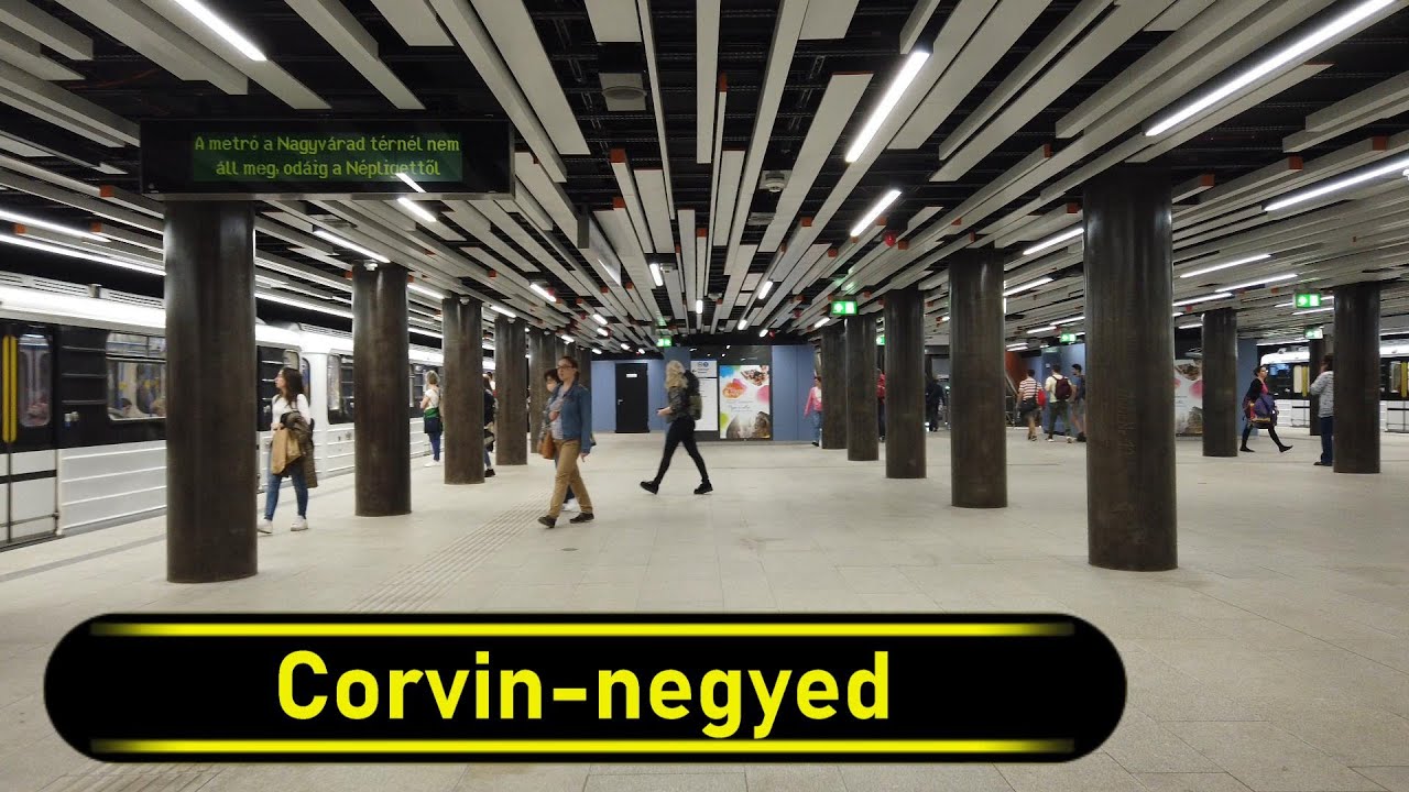 Metro Station Corvin-negyed - Budapest 🇭🇺 - Walkthrough 🚶