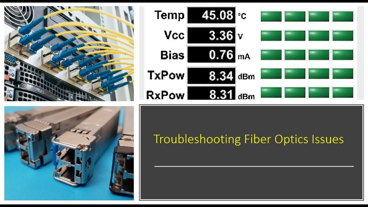 Troubleshooting Fiber Optics Issues | REAL LAB EXAMPLES | DOM - Digital Optical Monitoring