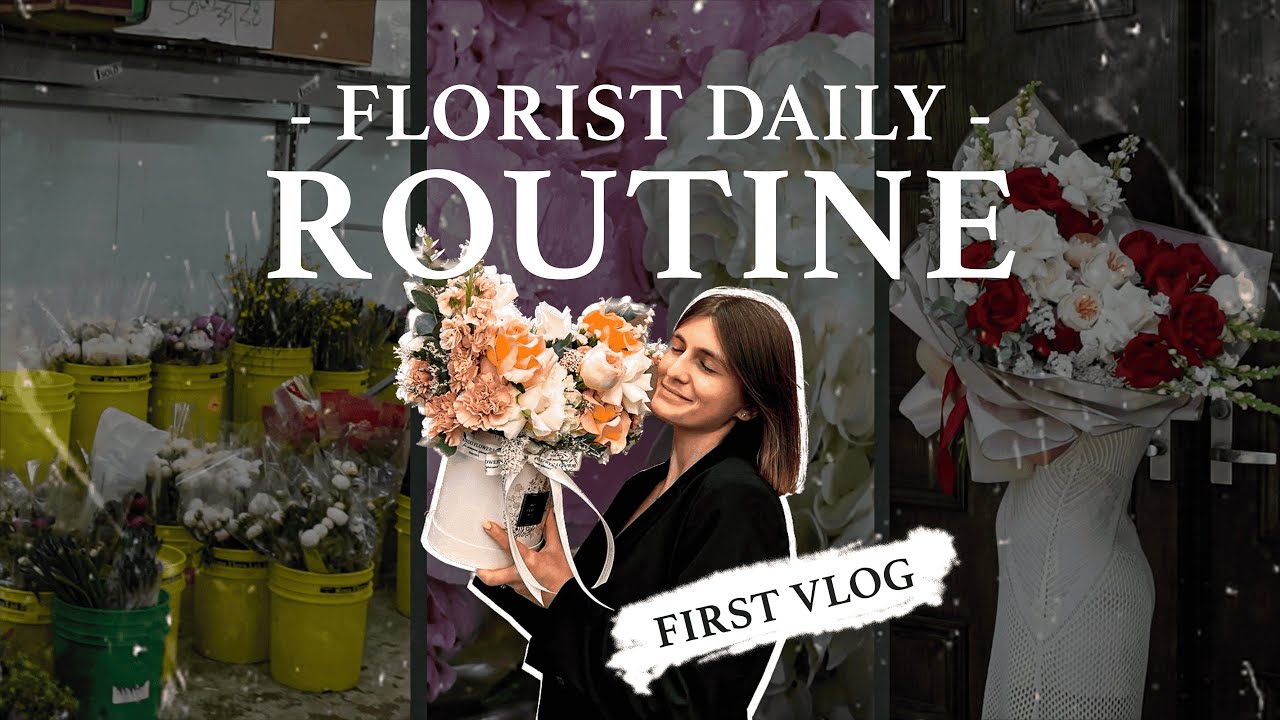 Florist Daily Routine | Floral Warehouse Overlook | Bordo Vlog|Flowers :Day in the Life of a Florist