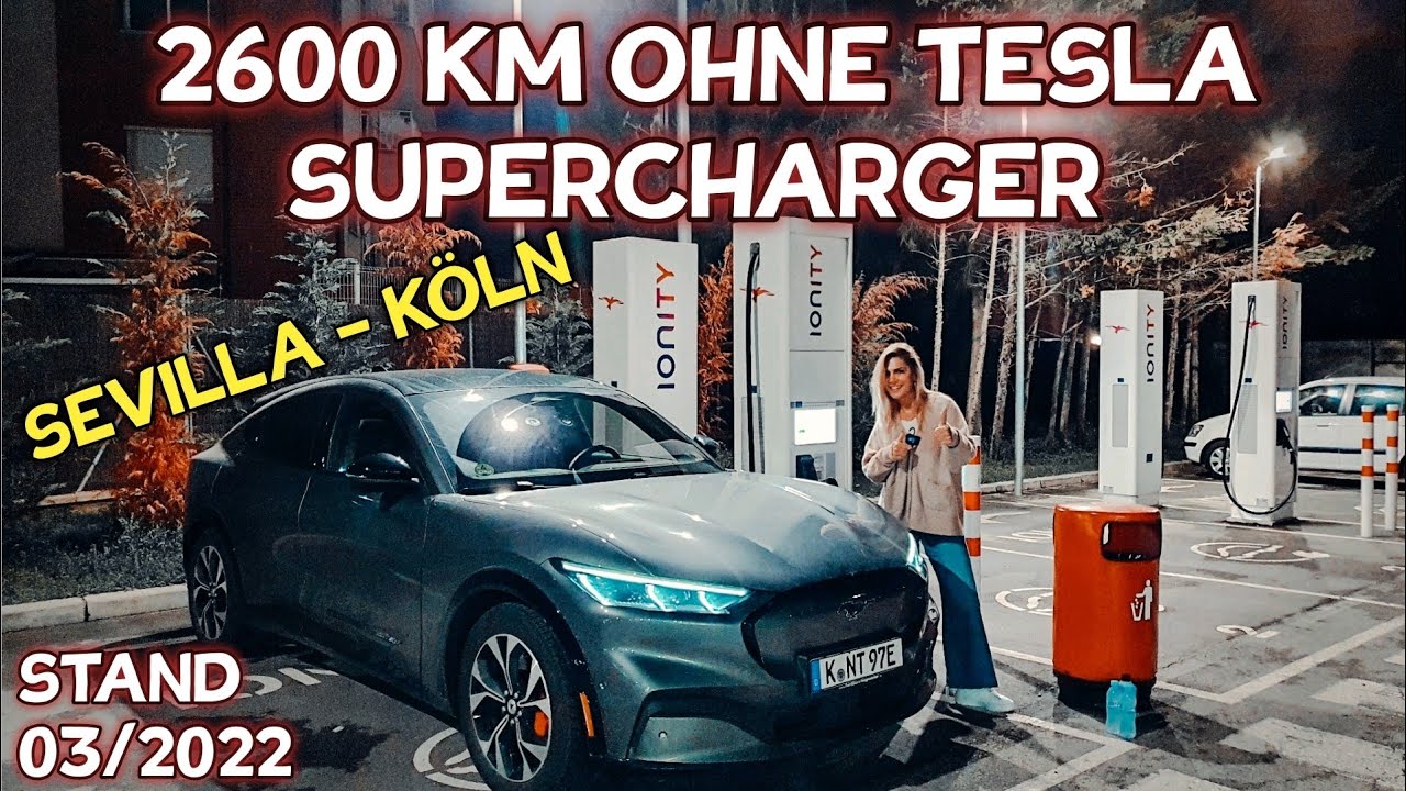 Im Elektroauto über Ronda in Spanien nach Köln. 2600 km im Ford Mustang MachE