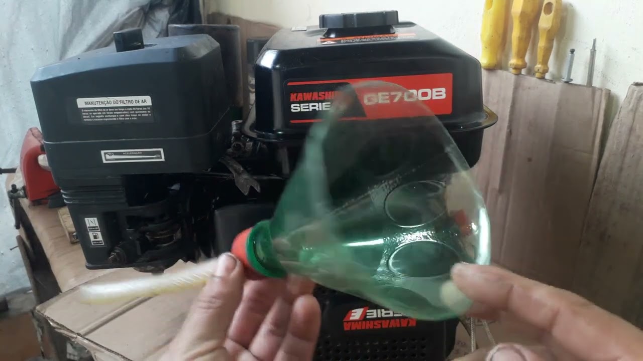 como fazer a troca do óleo do motor estacionario 7hp 4tenpo!!