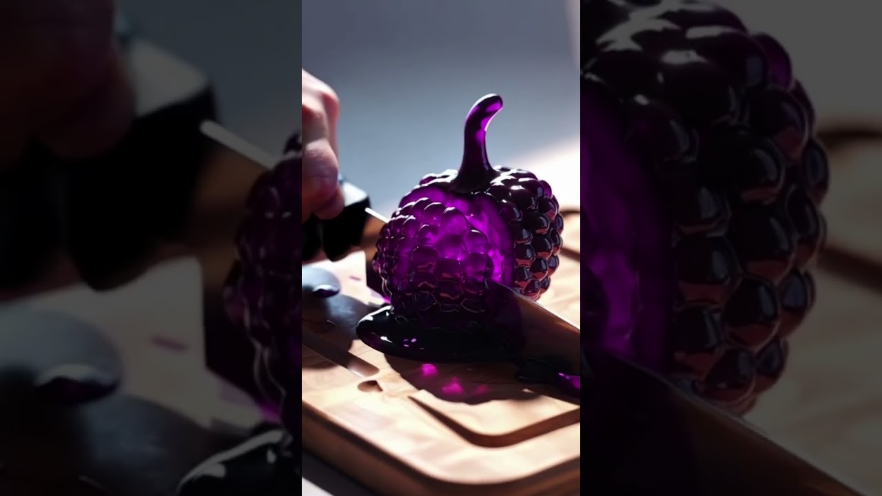 Silence + Blade = Perfection 🔪🎧#ASMR #SatisfyingCuts #NoTalking #CalmVibes