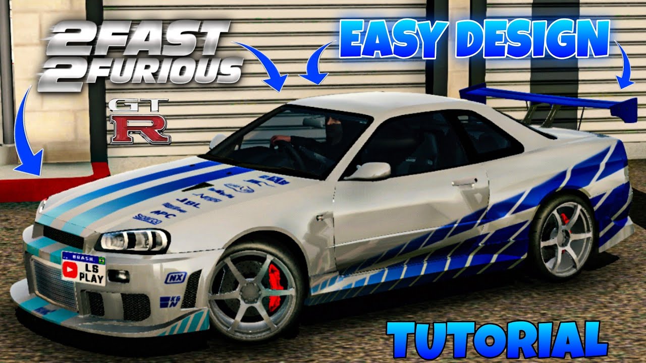 Como Fazer o Skyline GTR R34 do Brian Velozes e Furiosos (Realista) 🧐