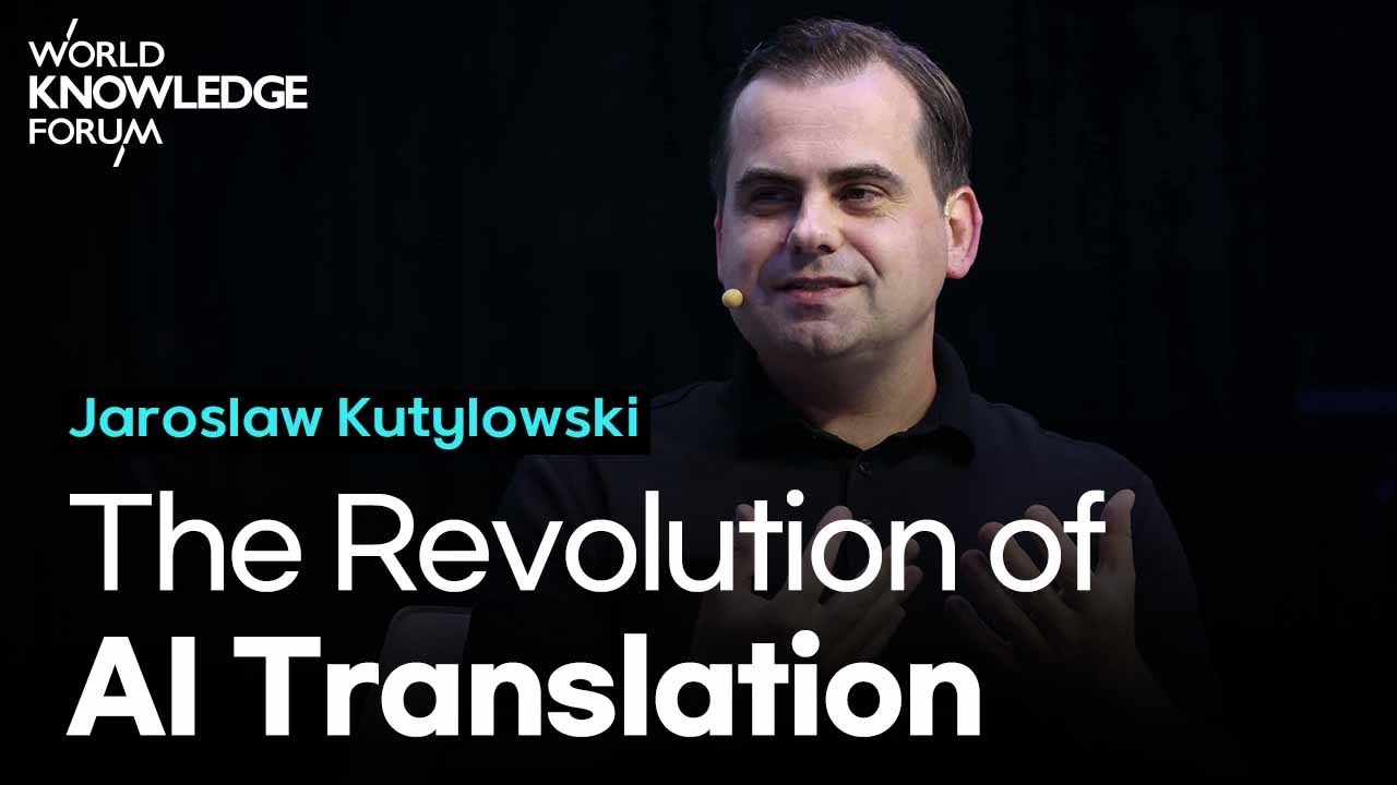 Jaroslaw Kutylowski (DeepL, CEO and Founder)│The Revolution of AI Translation