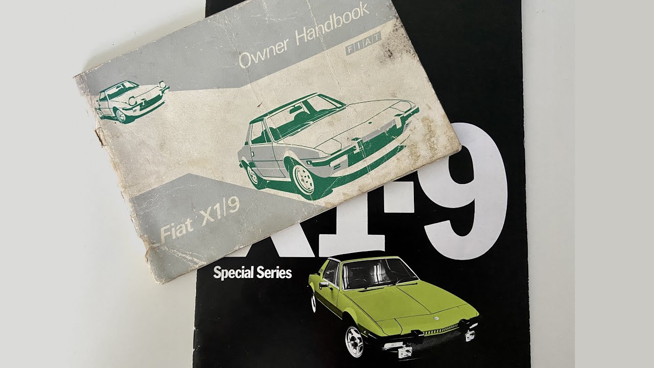 A Look at a Fiat X1/9 Brochure