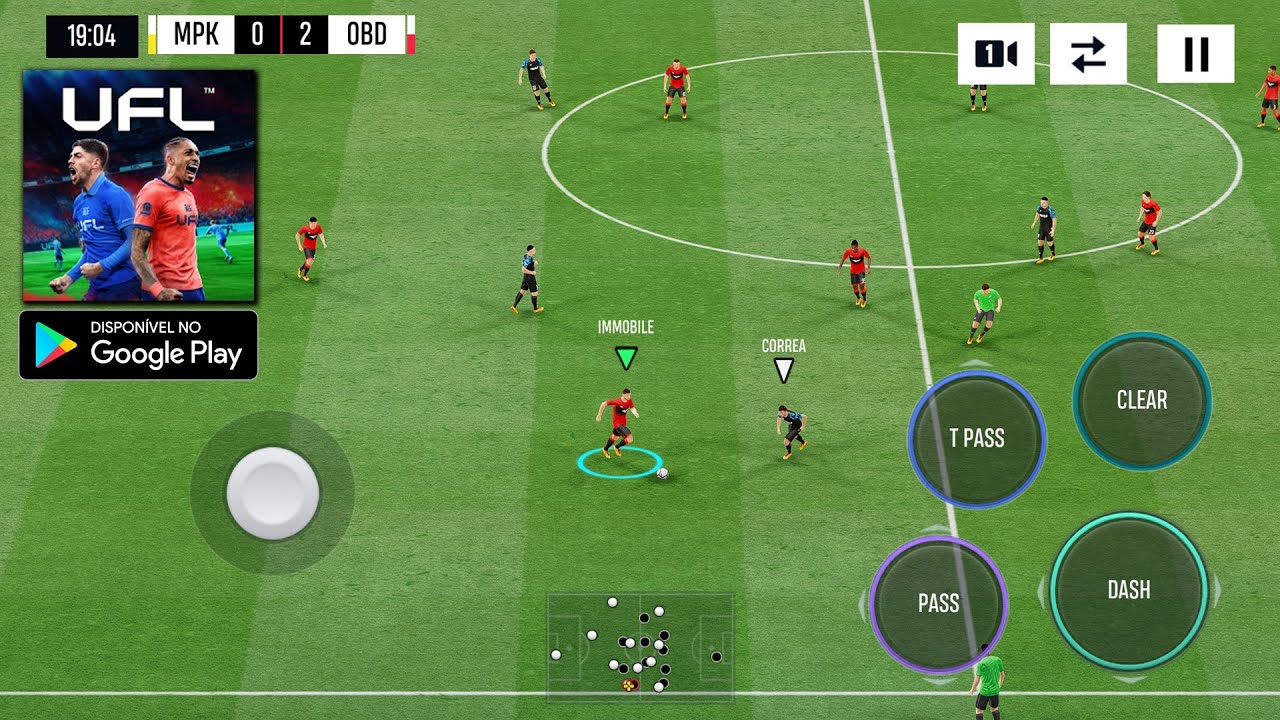 SAIU o UFL MOBILE - PRIMEIRA GAMEPLAY *GRÁFICO ULTRA*