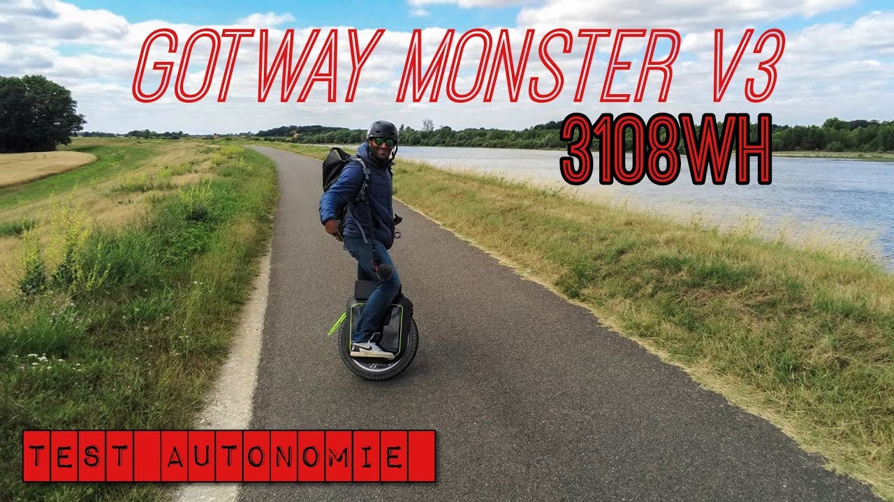 LA GOTWAY MONSTER V3😍  TEST D'AUTONOMIE (3108WH)