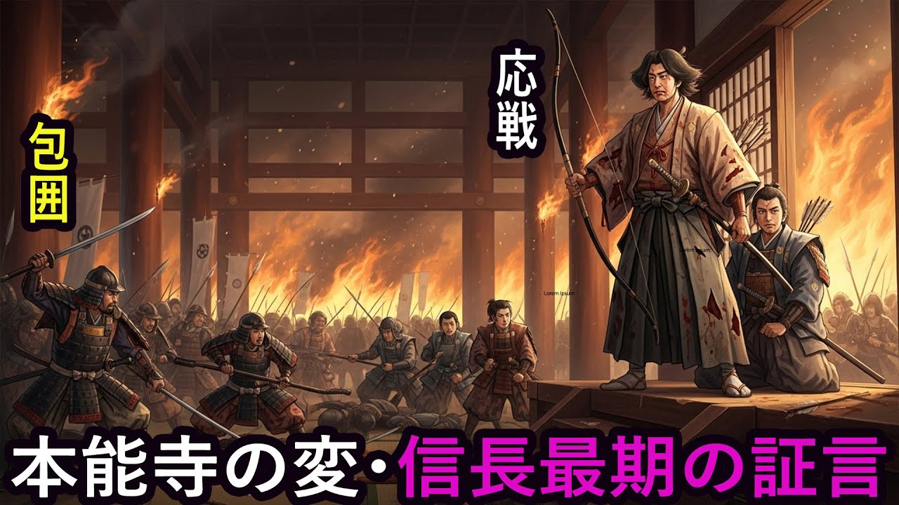 【本能寺の変】信長の最期を見届けた小姓たちの「証言」が衝撃的すぎる…
