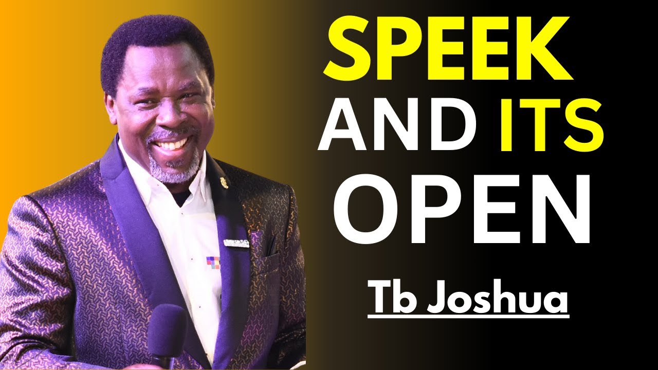 Doors don’t just open—you command them open. Learn how today | Tb Joshua Best Motivation Speech