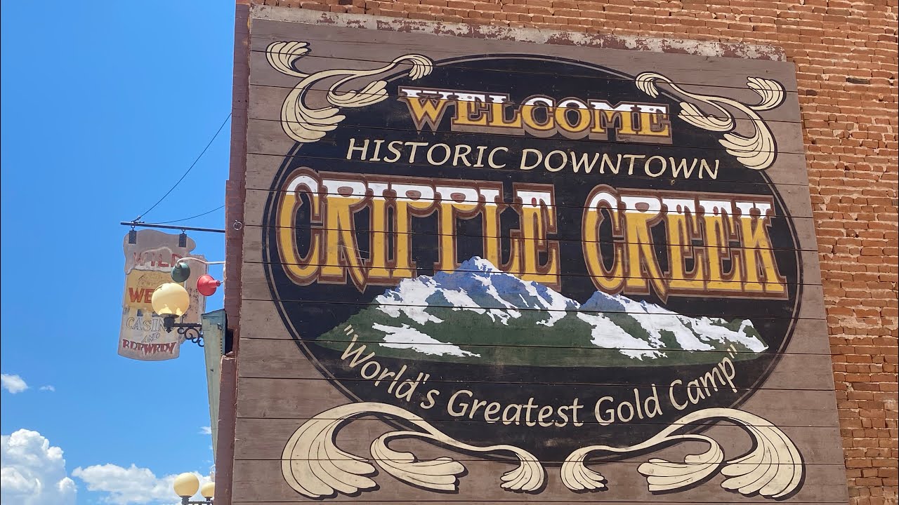 Drive through Cripple Creek’s Famous Downtown #cripplecreek #colorado #downtown #drivethrough