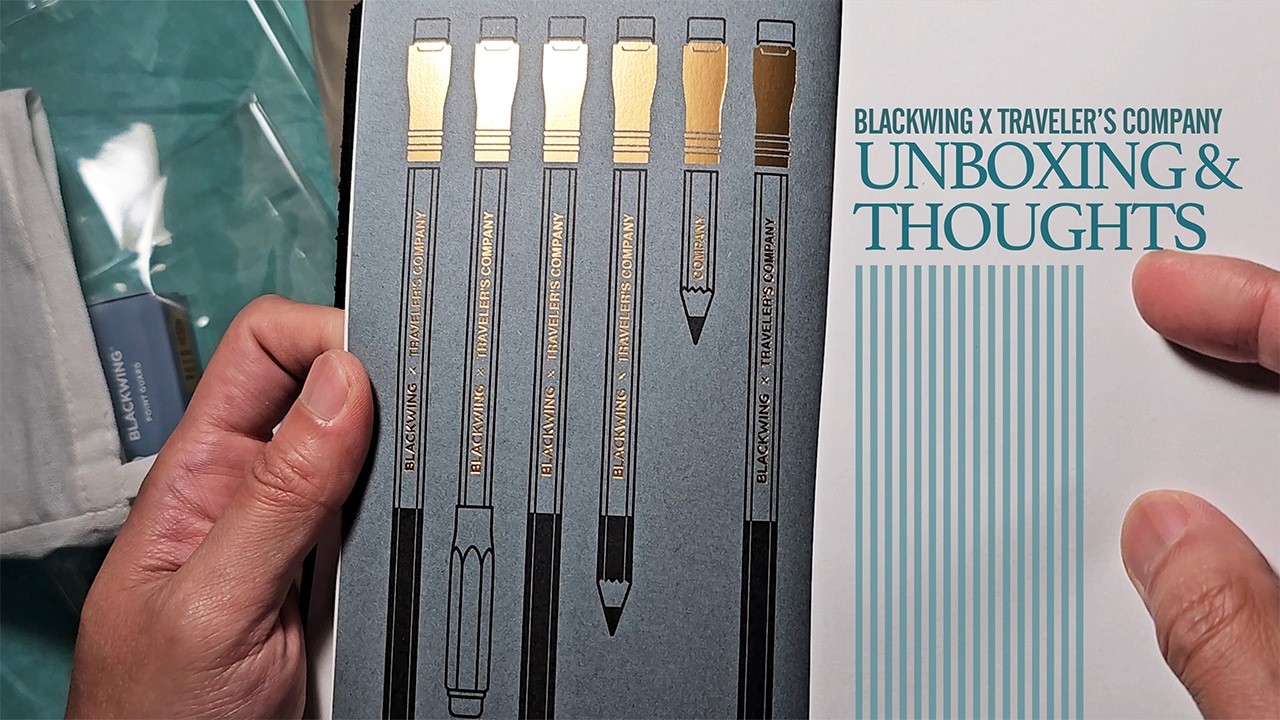 Blackwing x Traveler's Company Limited Edition Unboxing & First Impression Review