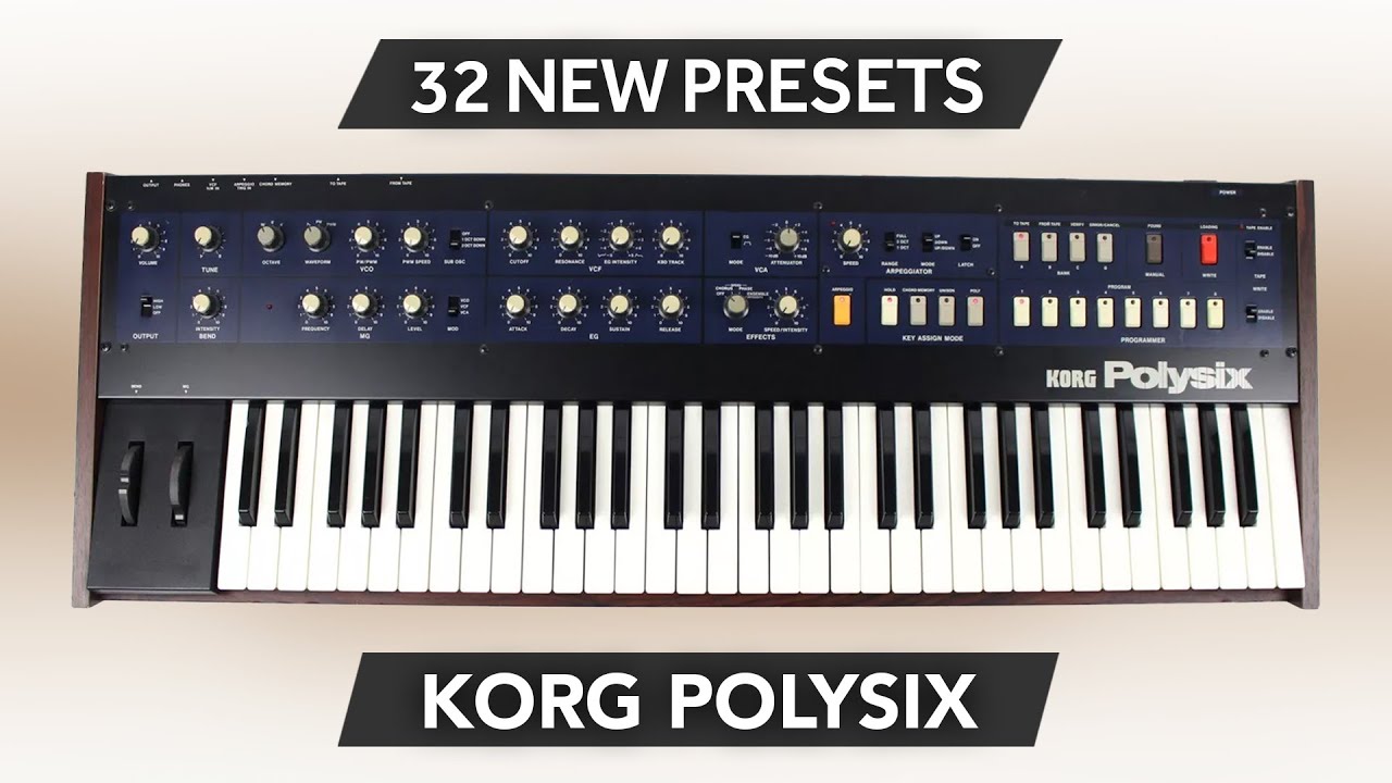 KORG POLYSIX ♫ 32 Custom Sounds ► VOLTAGE LECACY - FREE PACK