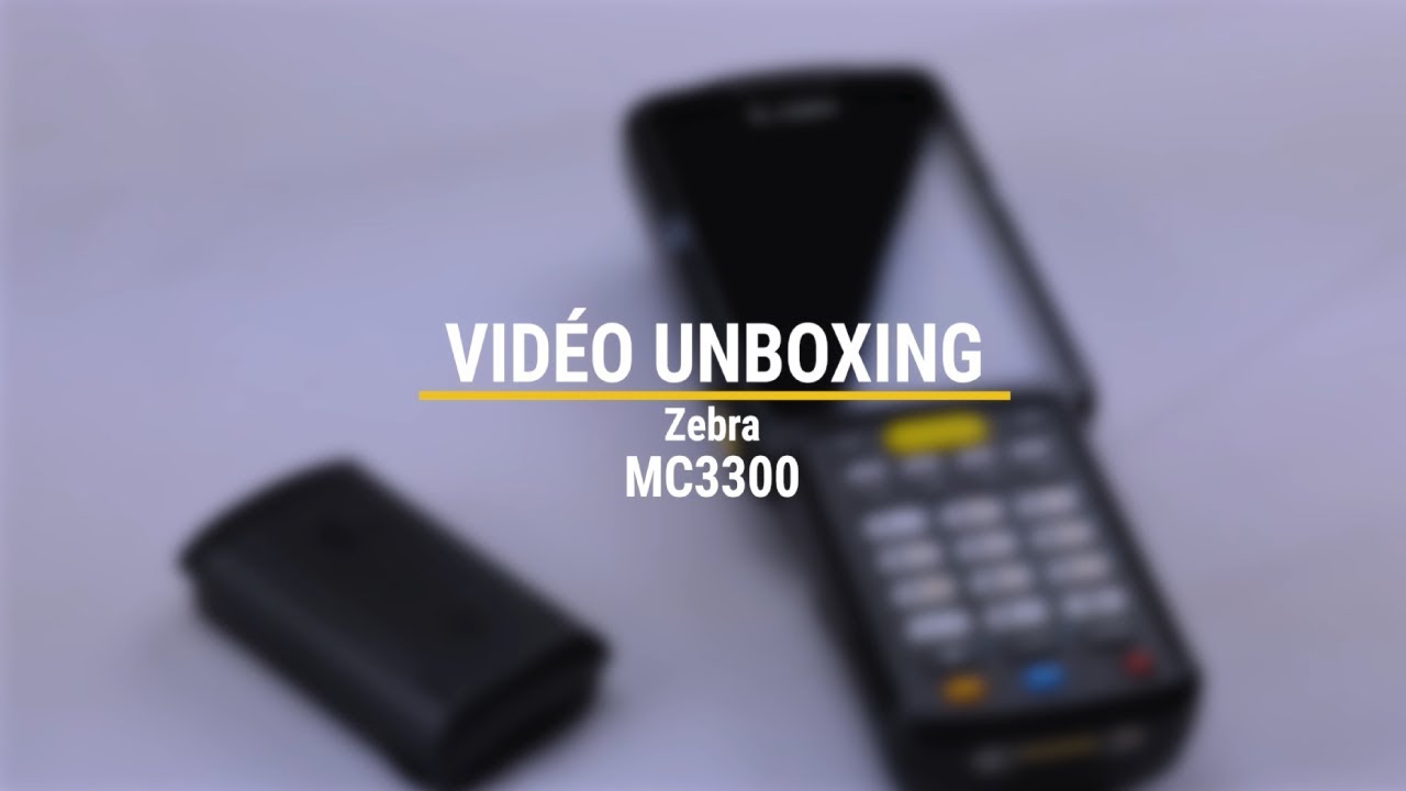Unboxing du terminal MC3300 de Zebra