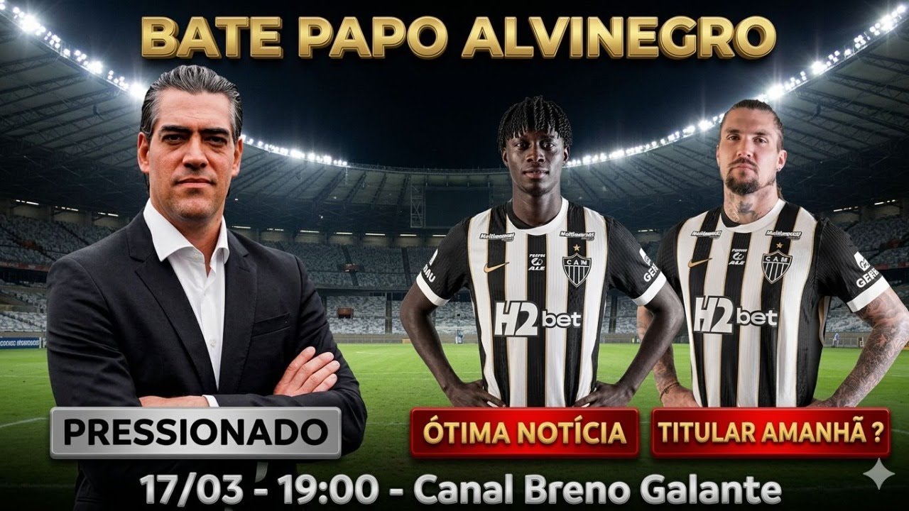 🔴AO VIVO🔴 PRESSIONADO🔶 ESCALAÇÃO DO GALO 🔶 ÓTIMA NOTÍCIA 🔶 TITULAR AMANHÃ ❓ PARCIAL DE PÚBLICO