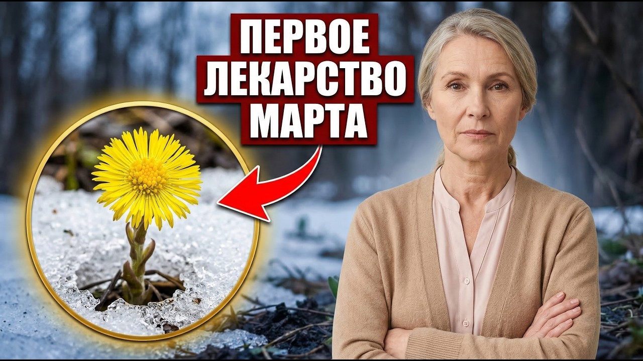Мать-и-мачеха уже в марте: собираем главную траву для легких