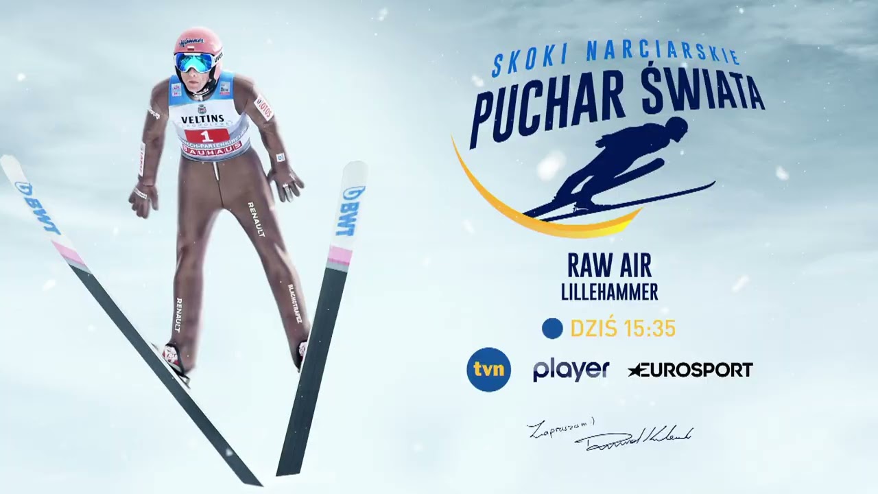 Puchar Świata w Lillehammer Raw Air dziś o 15:35 w Eurosporcie oraz Playerze