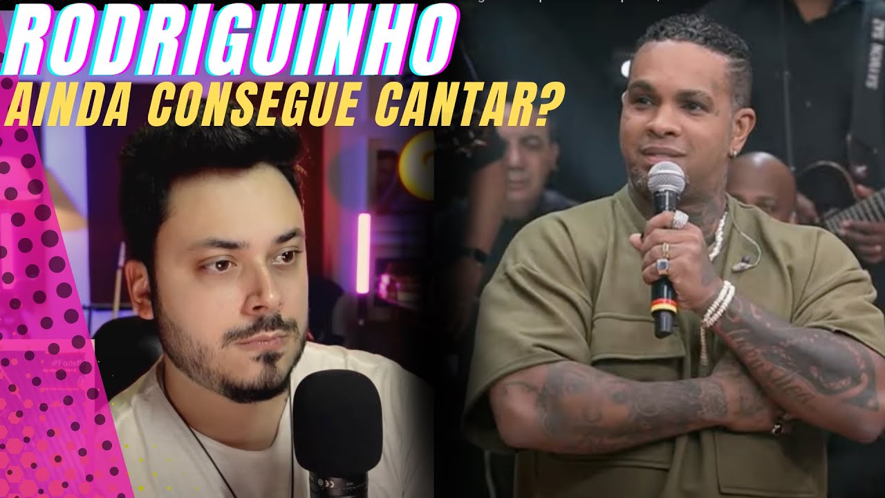 Reagindo ao RODRIGUINHO cantando ao vivo!