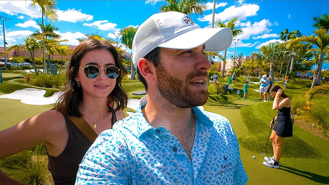 Мини-гольф в Tiger Woods Pop Stroke в Орландо и ужин возле Disney World!