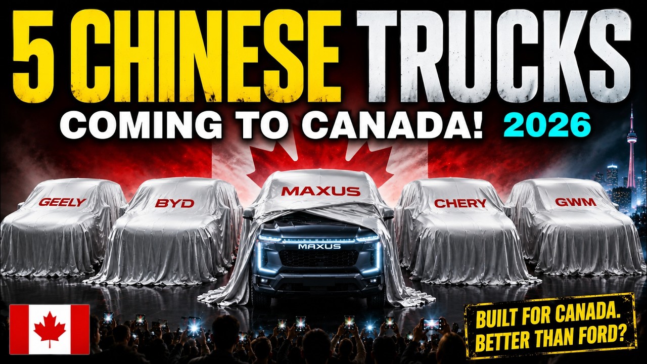 5 Chinese Trucks Coming to Canada in 2026 That Make Our Best Pickups Look Embarrassing