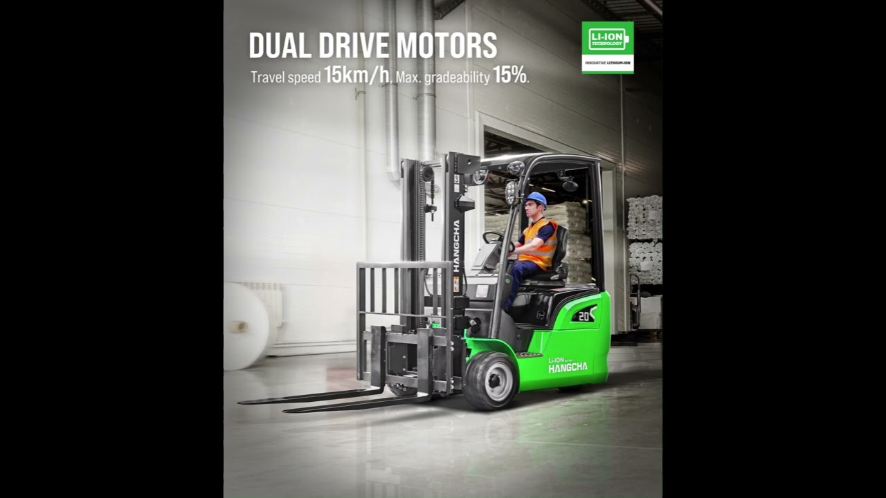 Hangcha XC Series Lithium 3 Wheel from GB Forklifts Ltd
