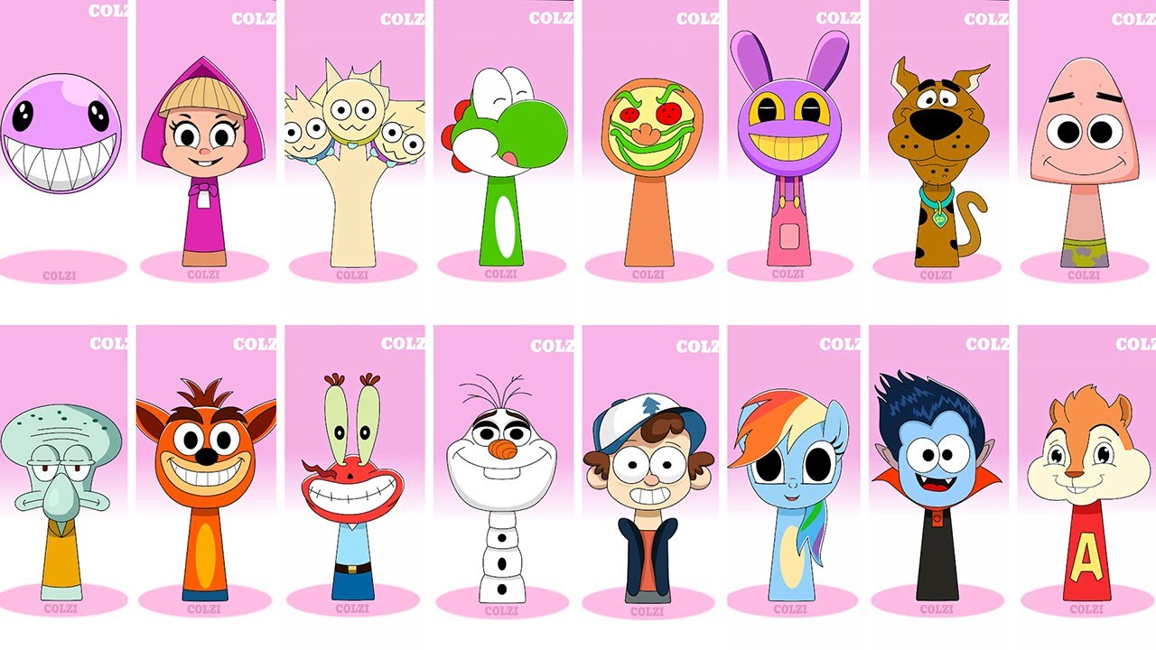 Incredibox Sprunki OC Phase 1 to Phase 3 Bubble, Masha and the Bear, Minus Cerberus, Yoshi