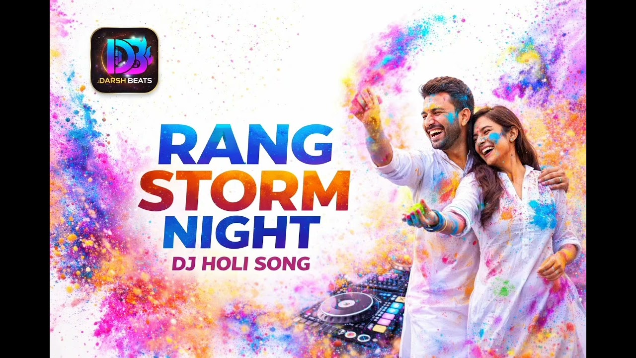 Rang Storm Night 🔥 Most Powerful DJ Holi Song 2026 | Bollywood Club Remix | Darsh Beats