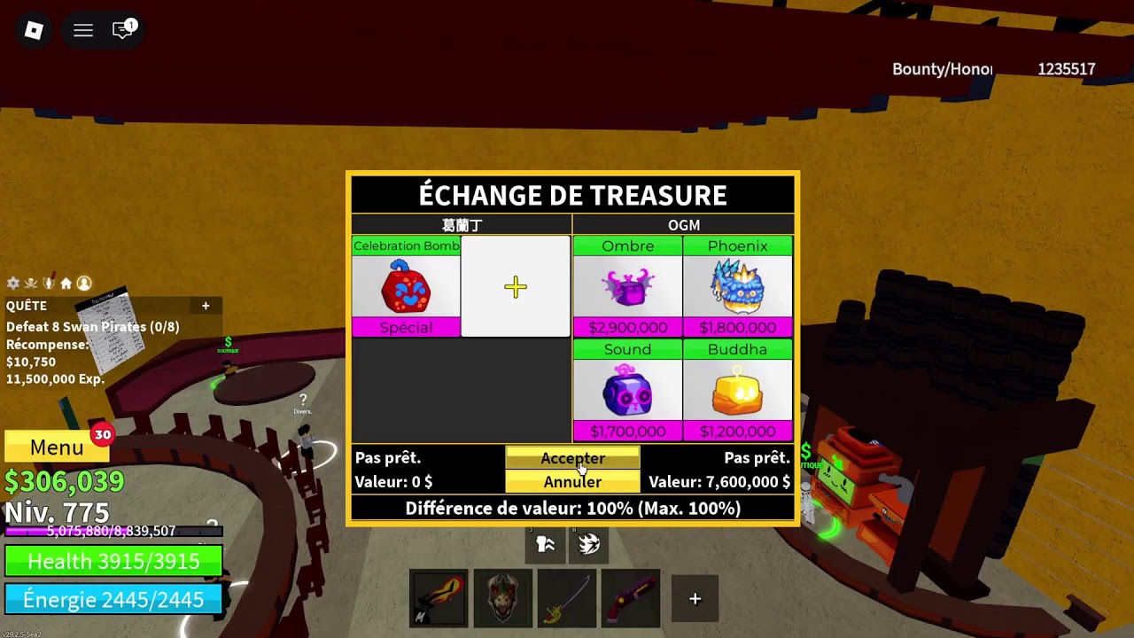 trade brainrot dragon/garama/blox fruit [FR]