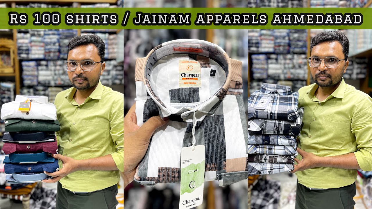 Rs 100 shirts /Jainam apparels ahmedabad / ahmedabad shirts manufacturer / ahmedabad shirt wholesale