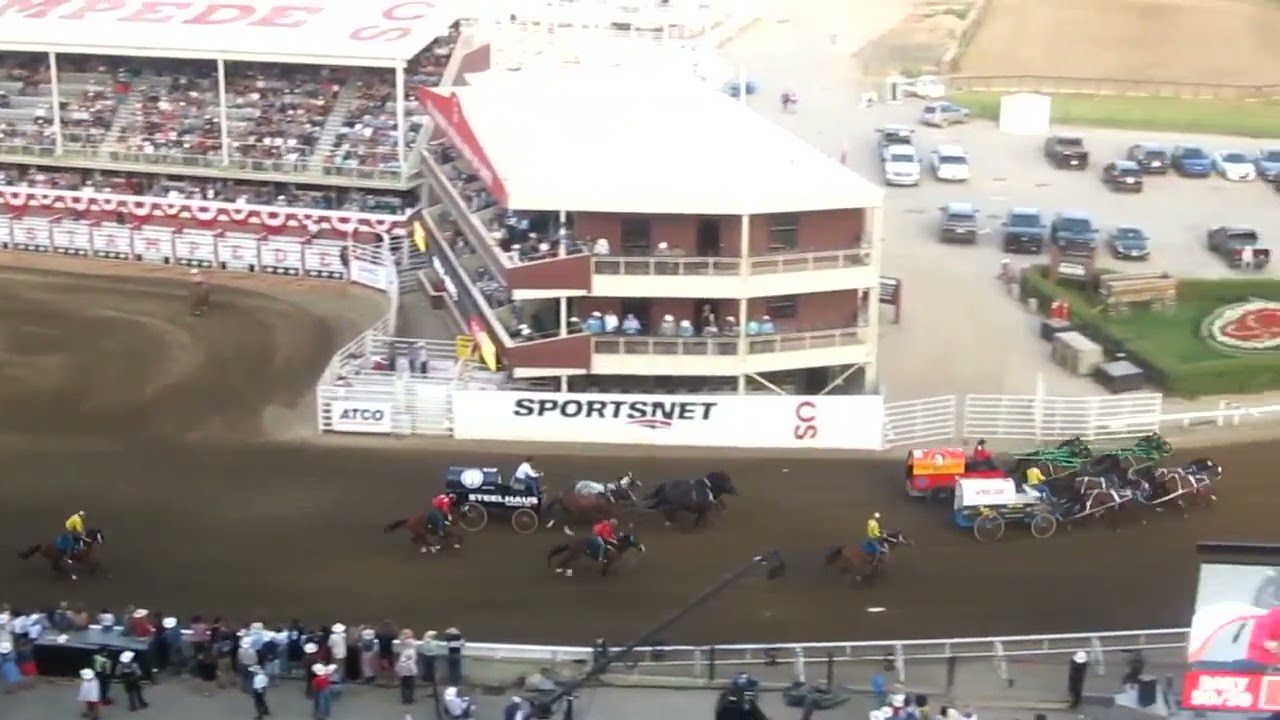 Chuckwagon races Calgary Stampede 2024 Last Day