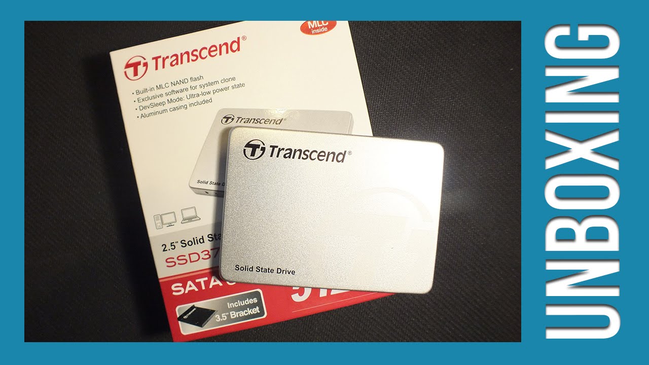 Transcend SSD370S 512GB - Rozpakowanie